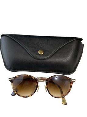 Persol Men's Calligrapher Edition PO3166S PO/3166/S Round Sunglasses